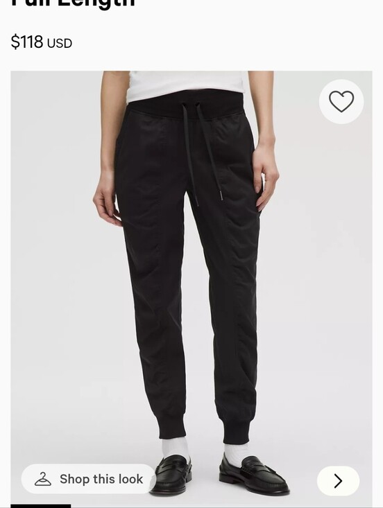 lululemon athletica Pants - lululemon athletica Dance Studio Mid-Rise Jogger in Black-Women's Size 0